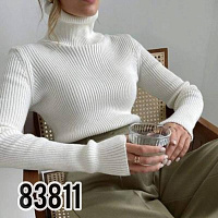 83811  Свитер тонкий женский КРЕМ Германия, кг 83811  Свитер тонкий женский КРЕМ Германия, кг